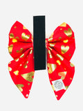 Golden Hearts Red Sailor Bow